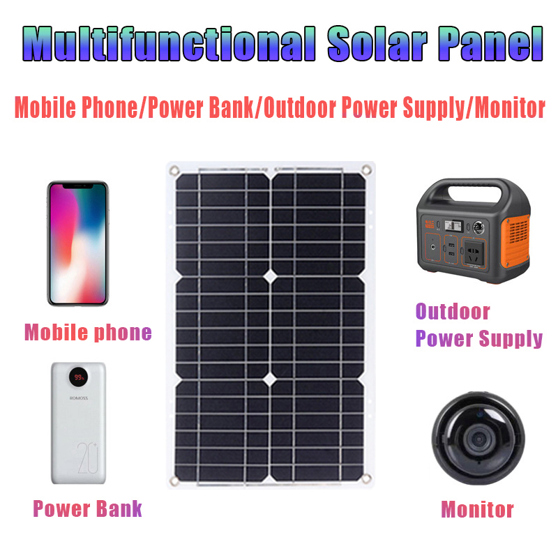 220V Solar Panel Kit Complete Solar Power Generator Home Grid SystemSolar Suit Portable 1pc 100W18V Foldable Solar Panel Waterproof + 1pc 50A Solar Controller + 1pc 80W Solar Inverter DC12V to AC110