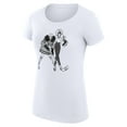 thumbnail image 2 of Women's G-III 4Her by Carl Banks White Los Angeles Kings Hockey Girls Fitted T-Shirt, 2 of 3