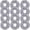 Silver, variant on 12 count Sequin Scrunchies Bridesmaid Scrunchies Elastics Ponytail Holders Hair Wrist Ties Bands Cloth Scrunchies for Show Gym Dance Party Club Girl Women