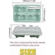 thumbnail image 2 of 2025 Latest Model Cute 3D Cat Silicone Ice Cube Tray Mold Cartoon Animal Ice Box BPA-Free (Grey), 2 of 5