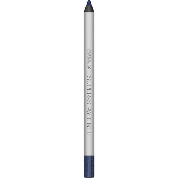 Wunder2 SUPER-STAY LINER Makeup Eyeliner Pencil Long Lasting Waterproof Eye Liner, Color Navy Blue Glitter