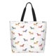 thumbnail image 1 of Balery Dachshund Dog Puppy Bolsa Tote Estilo Estético con Cremalleras, Bolsa de Hombro, Bolsa de Compras Grande y Plegable, 1 of 8