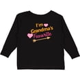 thumbnail image 3 of Inktastic I'm Grandma's Favorite with Arrow and Hearts in Pink Boys or Girls Long Sleeve Toddler T-Shirt, 3 of 5