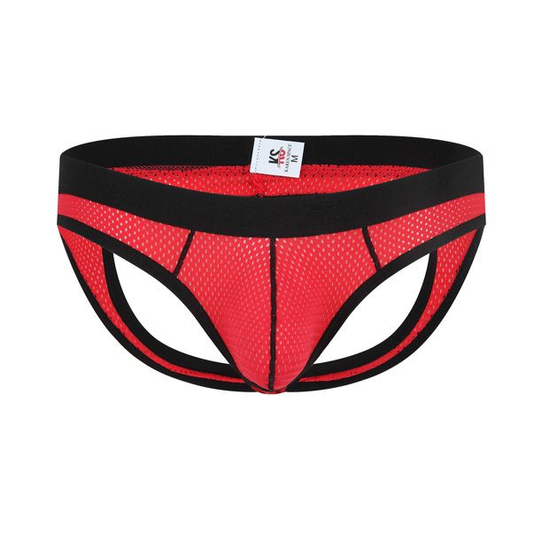 QWERTYU Mens Jock Strap Athletic Bikini Jockstrap Male Underwear