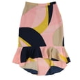 thumbnail image 1 of bar III Womens Colorblocked Trumpet Skirt, Multicoloured, 8, 1 of 2