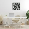 thumbnail image 3 of Stupell Industries Black Bold Fronds Botanical & Floral Painting Black Framed Art Print Wall Art, 24 x 24, 3 of 10