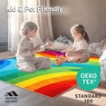 thumbnail image 4 of ODIKA 8'x10' Machine Washable Non-Slip Area Rug, Whimsical Playmat High Traffic Rug, Red, 144385, 4 of 7