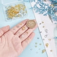 thumbnail image 3 of 200 Pcs Crimp Beads Kit for Jewelry Making Brass Crimping Beads Wire Guardians Lobster Clasps Jump Rings for DIY Bracelet Necklace Making Craft(Golden Silver), 3 of 7