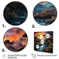 thumbnail image 3 of Designart "Tropical Paradise Indian Art wall decor I" Indian Floater Framed Wall Art Living Room, 3 of 7