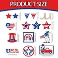 thumbnail image 3 of Iodue Baking trays trays Retro Independence Day Layered Tray Decoration Atmosphere Layout Desktop Decoration, 3 of 4
