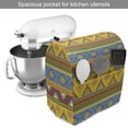 thumbnail image 2 of Aztec Stand Mixer Cover, Traditional Classic Tribal Style Folk Motif Sun Mexican Culture Image, Kitchen Appliance Organizer Bag Cover with Pockets, 5 Quarts, Multicolor, by Ambesonne, 2 of 4