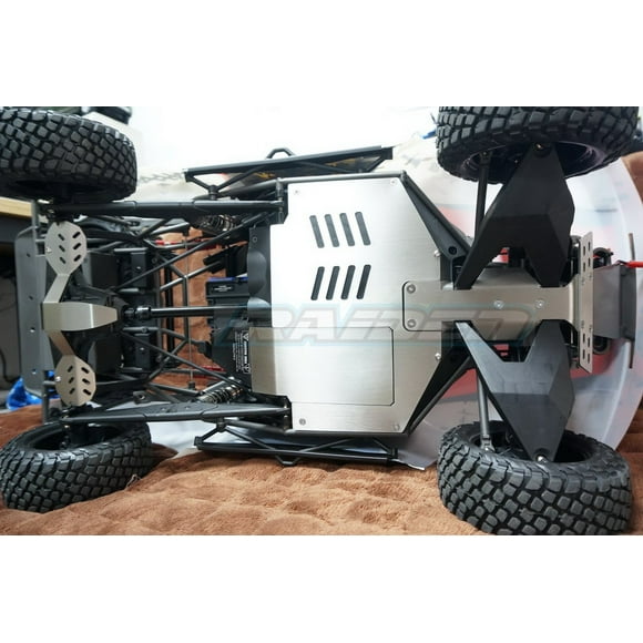 Stainless Steel Skid Plate Axle Chassis Protect Armor for Traxxas UDR Unlimited Desert Racer