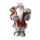 thumbnail image 1 of Muñeca de Papá Noel, Escultura decorativa de mesa, Figura de Papá Noel de pie, Papá Noel rojo y gris, 1 of 9