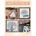 4Pcs Plastic Drawing Painting Stencils Templates for Painting on