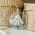 thumbnail image 3 of sunsanly Coastal Christmas Ornament Hanging Sea Glass Pieces Light Catcher Beach Glass Suncatcher on Acrylic Circle for Window Tree Decor, 3 of 7