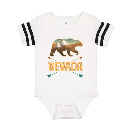 

Inktastic Nevada Vacation Bear Silhouette Gift Baby Boy or Baby Girl Bodysuit