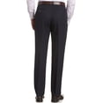 thumbnail image 2 of sportoli men's cool classic fit hidden expandable waist plain front dress pants - navy (size 34w x 30l), 2 of 3