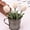 Beige-BG, variant on MMJ High Density Imitation Velvet Floral Wire Rod DIY Antique Hairpin Materials Pack