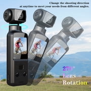 MARVUE 4K Body Camera with External Microphone, 270° Rotatable Mini Video & Audio Pocket Camera Ideal for Outdoor, Bike, Travel, 32GB Included