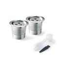 thumbnail image 1 of K Cups Cápsulas de café reutilizables para cafetera Ninja Dual Brew, filtros accesorios de café compatibles con máquina Ninja CFP201 CFP301 Dual Brew Pro (paquete de 2), 1 of 5