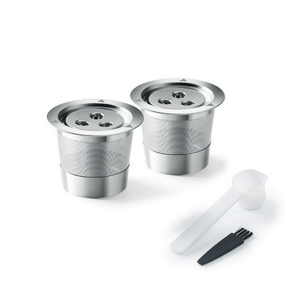 K Cups Reusable Coffee Pods for Ninja Dual Brew Coffee Maker,Filters Coffee Accessories Compatible with Ninja CFP201 CFP301 Dual Brew Pro Machine(2Pack)