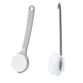 thumbnail image 1 of Cepillo de esponja de baño Cepillo de baño Esponja Cepillo de masaje de mango largo con esponja de baño corporal Perfecto para mejorar la circulación sanguínea Masaje contra la celulitis Eliminación d JFHHH pequeña, 1 of 4