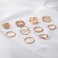 thumbnail image 6 of Teissuly 10pcs Women Cutout Pearl Open Pearl Set Nail Alloy Fashion, 6 of 6