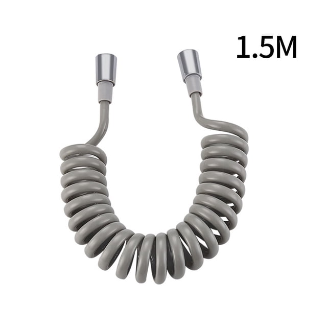 Ruibeauty Women's Washer Telescopic Spring Water Inlet Pipe Telephone Line Shower Hose