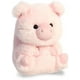thumbnail image 2 of Aurora® Round Rolly Pet™ Prankster Pig™ Stuffed Animal - Adorable Companions - On-The-Go Fun - Pink 5 Inches, 2 of 5