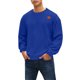 thumbnail image 1 of Ceisia Men's Relaxed Fit Long Sleeve Crew Neck Jacquard Sweatshirt with Shoulder Patch Blue XL Gifts, 1 of 7