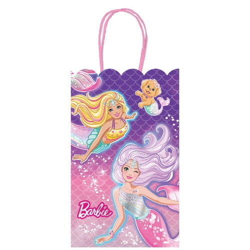 barbie favor bags