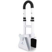 Vaunn Medical Adjustable Bathtub Grab Bar with Safety Rails