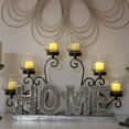thumbnail image 5 of 6 Pack LED Flameless Candles with Timer & Remote - Realistic Flickering Tea Lights for Holiday & Home Decor (White), 5 of 10