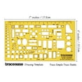thumbnail image 4 of Traceease House Plan,Interior Design & Furniture Templates for Table/Bed/Chair/Cupboard-Drafting Tools-Furniture Stencils, 4 of 6