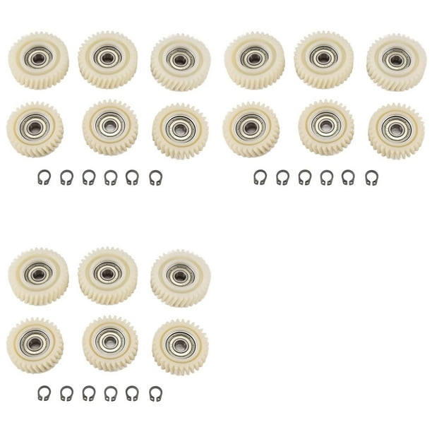 18 Piezas 47.5x13mm 41.5x11mm Engranaje Planetario Oblicuo 35 Engranajes Helicoidales de 31 Dientes con Rodamientos de 7,94 mm para Pieza de Motor de Cubo de Bicicleta Eléctrica