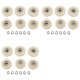 thumbnail image 1 of 18 Piezas 47.5x13mm 41.5x11mm Engranaje Planetario Oblicuo 35 Engranajes Helicoidales de 31 Dientes con Rodamientos de 7,94 mm para Pieza de Motor de Cubo de Bicicleta Eléctrica, 1 of 5