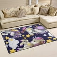 thumbnail image 2 of SKYSONIC Lightweight Soft Area Rugs Cute Unicorn Watercolor Floor Mat for Kids Playing Room Hardwood Floor Living Room Nursery Rugs, 60x39 in, 2 of 6
