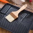 thumbnail image 3 of 3 Sizes Natural Bristle Basting Brush with Wooden Handle,Dishwasher Safe,Heat-resistant & Safe Basting Brush ,for Cooking, BBQ, Baking,for Egg Wash, Butter,Marinade, Sauce,C, 3 of 8
