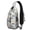 Grey-61, variant on Crossbody Sling Backpack for Women Men Sea Cute Octopus and Whale Shark Shoulder Sling Crossbody Casual Chest Bag for Travel Sports Running Hiking