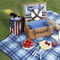 thumbnail image 5 of Jeiento American Flag Car Trash Can Bin Car Trash Bag Bin with Zipper for Outdoor Traveling Vehicle Garbage Cans Front Seat Automotive Garbage Cans 4Th of July Decor, 5 of 7