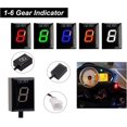 thumbnail image 4 of Motorcycle Gear Indicator Speed Display Motorcycle Accessories for ZX-6R ZX6R ZX 6R 2003 2004 2005 2006-2008 1-6 Gear Display Speed Indicator Meter Display Indicator, 4 of 7