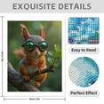 thumbnail image 3 of Diamond Art Kit for Adults, Playful Squirrel Goggles Forest Fun Diamond Painting for Adults Beginners, DIY Diamond Art Painting Kits, 5D Diamond Painting Crafts for Home Decor 12x16 Frameless, 3 of 7