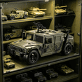 thumbnail image 6 of BESTSKY Military Fighter Truck Friction Powered With Lights And Sounds Kids 1:16 Scale Pretend Play Armored Army Vehicle Doors Open Quality Action Toy Car Great Gift for Boys Girls, 6 of 6