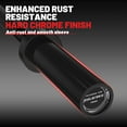 thumbnail image 2 of ROALW 4 FT Olympic Barbell Bar - 500 lb Capacity for Weightlifting, Powerlifting, Deadlift & Squat - Strength Training Barbell, Black, 2 of 9