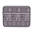 thumbnail image 7 of Vintage Graphic Indian Lotus Ethnic Portable Laptop Sleeve Compatible with MacBook Air Notebook Computer Case for Men Women College School Students, 7 of 7