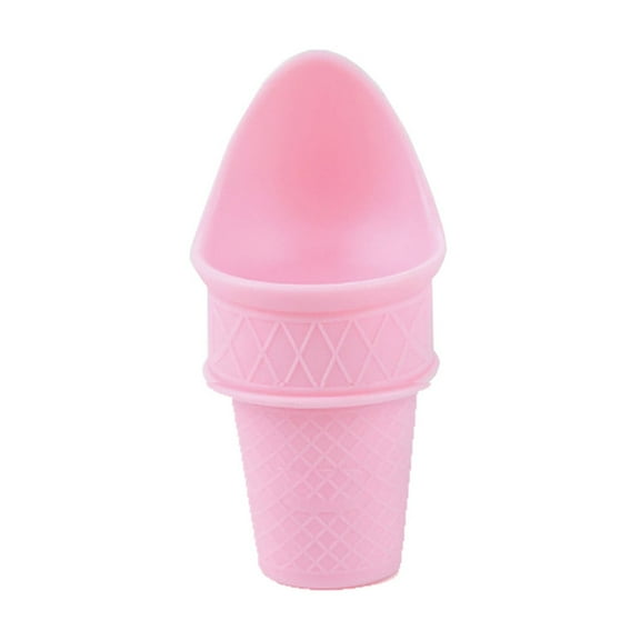 Ice Cream Cone Holder - Ice Cream Cone Scoop, Reusable Ice Cream Cones, 2024 New Plastic Cone Shaped Ice Cream Scoop, Food Grade Ice Cream Snow Cone Rack for Birthday Party Wedding