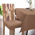 thumbnail image 5 of Dining Chair Covers Set of 4,Rustic Purple Ombre Wood Board Universal Stretch Kitchen Seat Covers Parsons Chair Protector Slipcover for Home Restaurant Party Decor,Vintage Shabby Style, 5 of 6