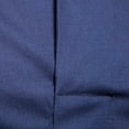 thumbnail image 5 of Men's & Big Hanfu Cotton Linen Loose Blouse 3/4 Sleeve V Neckline Chinese Traditional Clothes with Button Tops Summer Size M-4XL Navy, 5 of 9