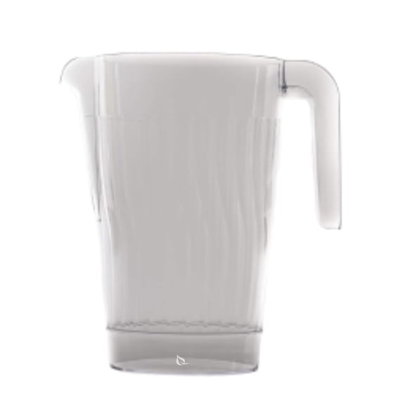 [1 PACK] 50 oz Crystal Clear Plastic Beverage Pitcher - Break Resistant Beverage Carafe - Great for Restaurants and Catering - Serveware for Water, Cold Drinks, Beer, Lemonade, Sangria (50oz)