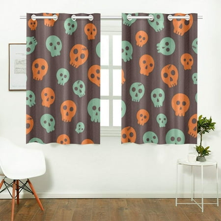 YUSDECOR Window Curtain Kitchen Curtain 26x39 inch,Two ...